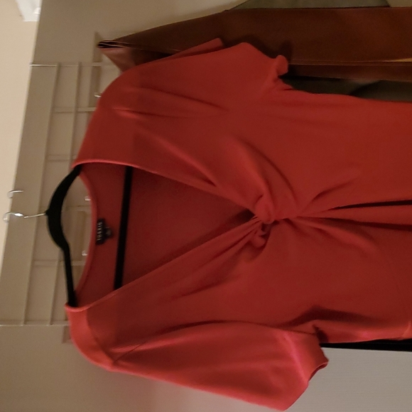 Orange midi dress - Picture 2 of 5